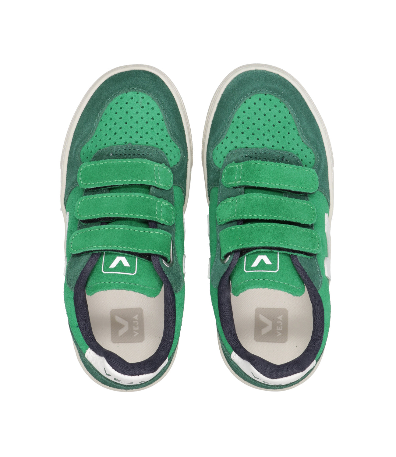 Veja Kids | Sneakers Small V-10 Smeraldo e Bianco