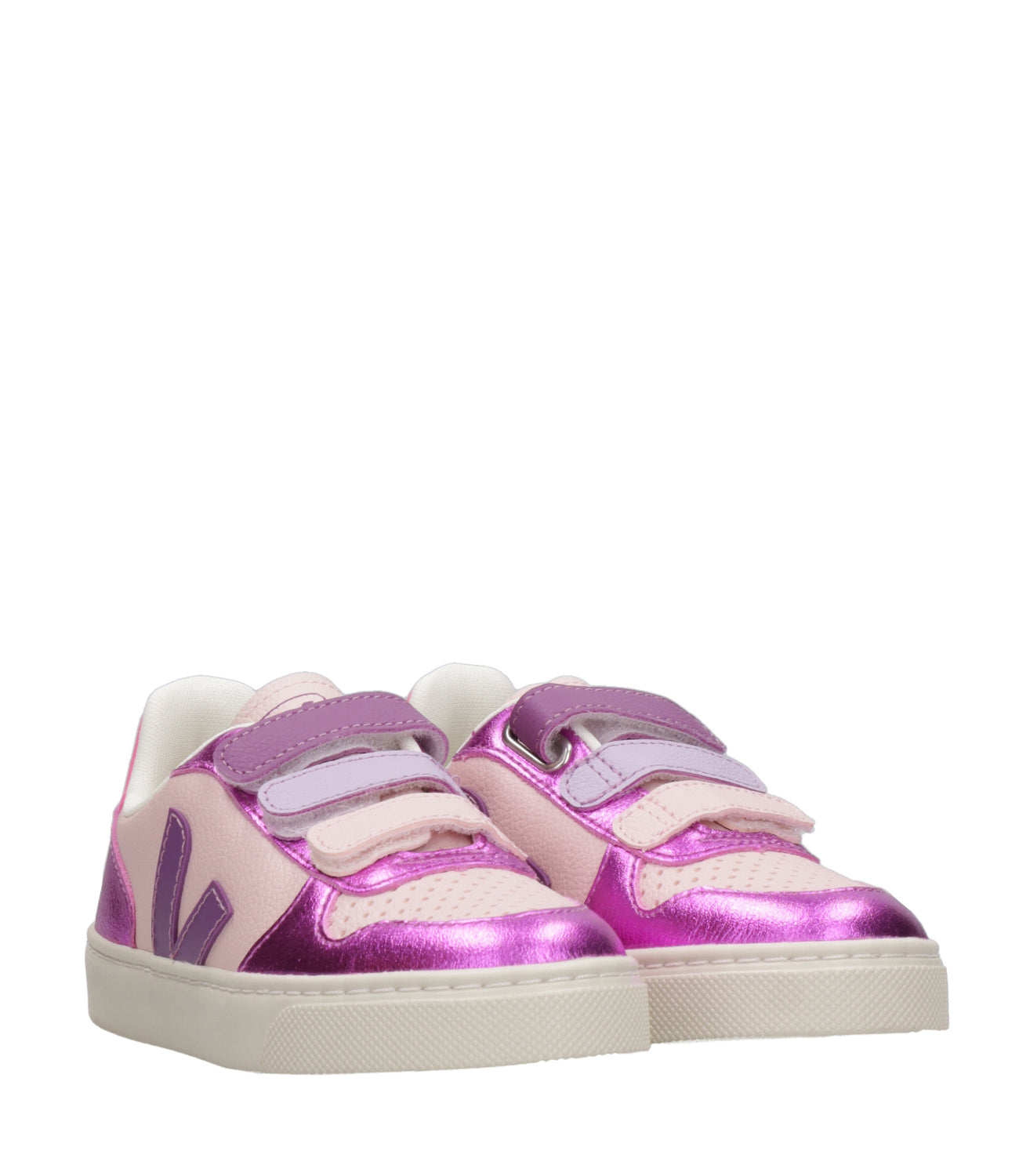 Veja Kids | Sneakers Small V-10 Pink Fuchsia and Purple