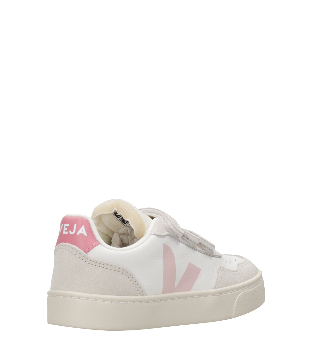 Veja Kids | Sneakers Small V-90 Bianco e Rosa
