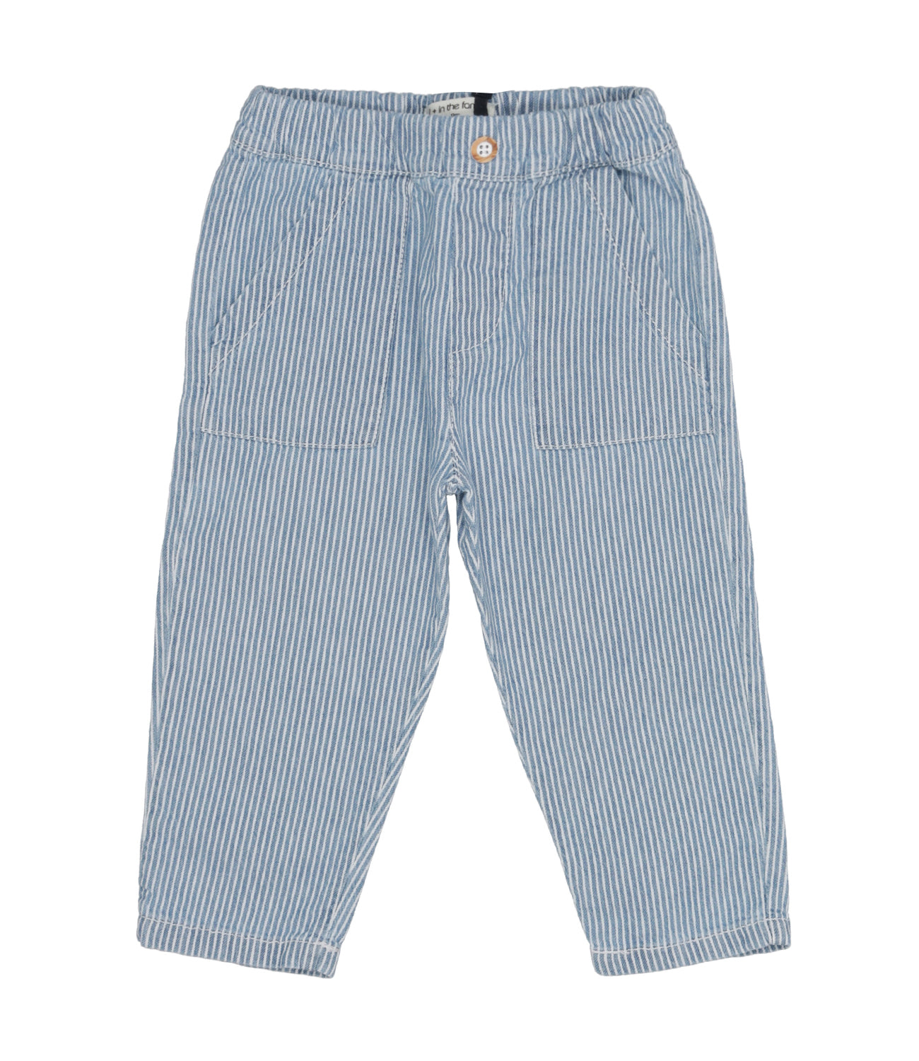 1 in the family | Pantalone Azzurro Bianco