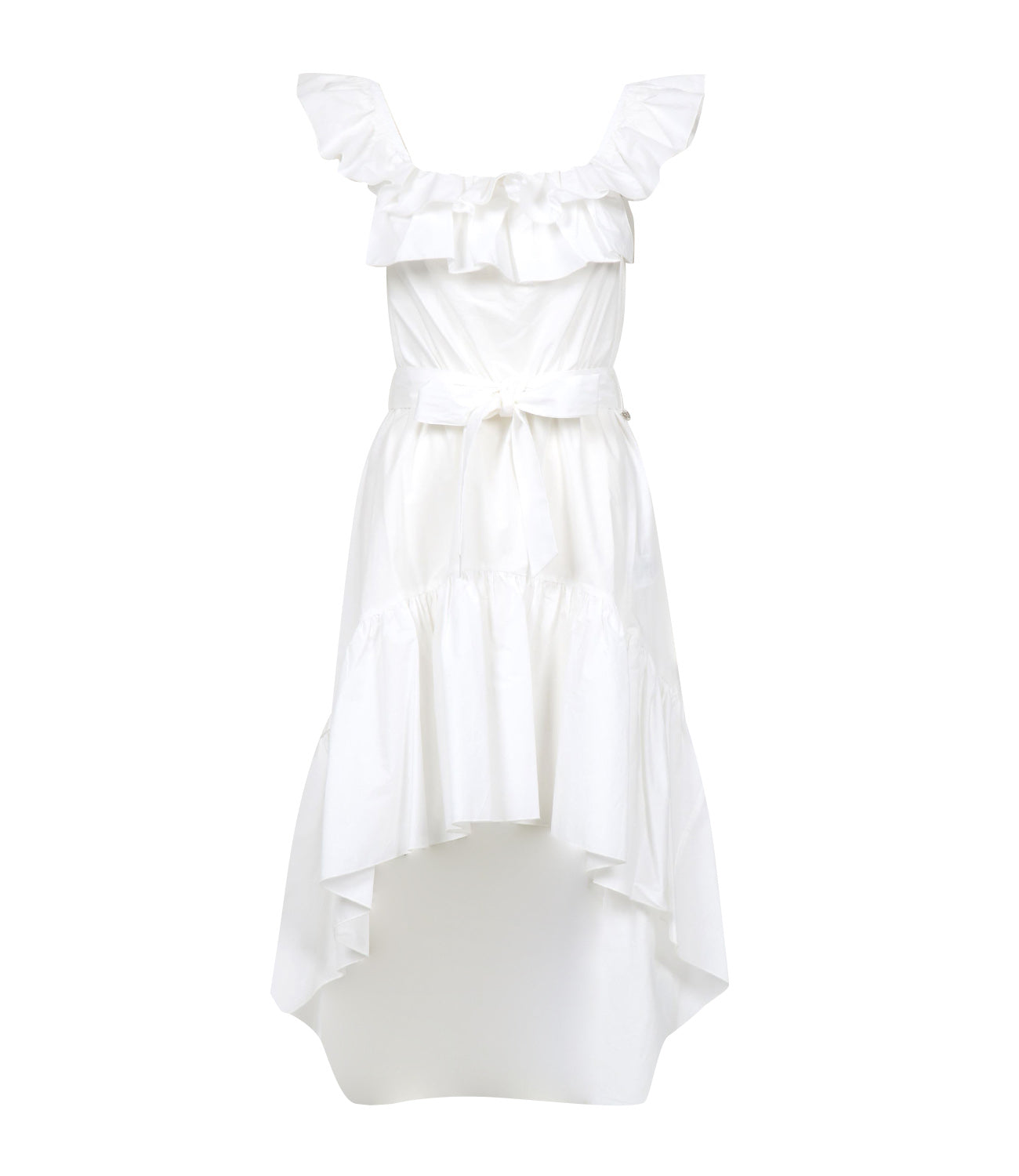 Aniye By | Abito Cora Volant Bianco