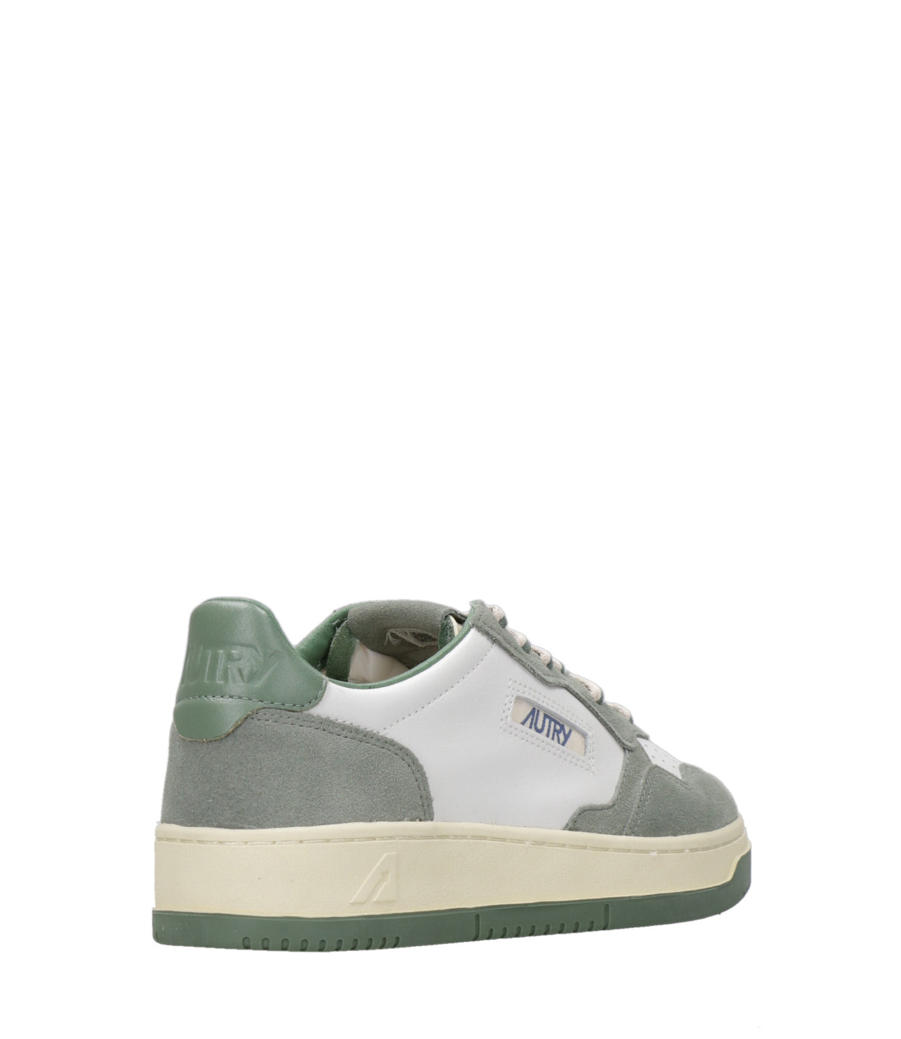 Autry | Sneakers Medalist Low Man Bianco e Verde militare