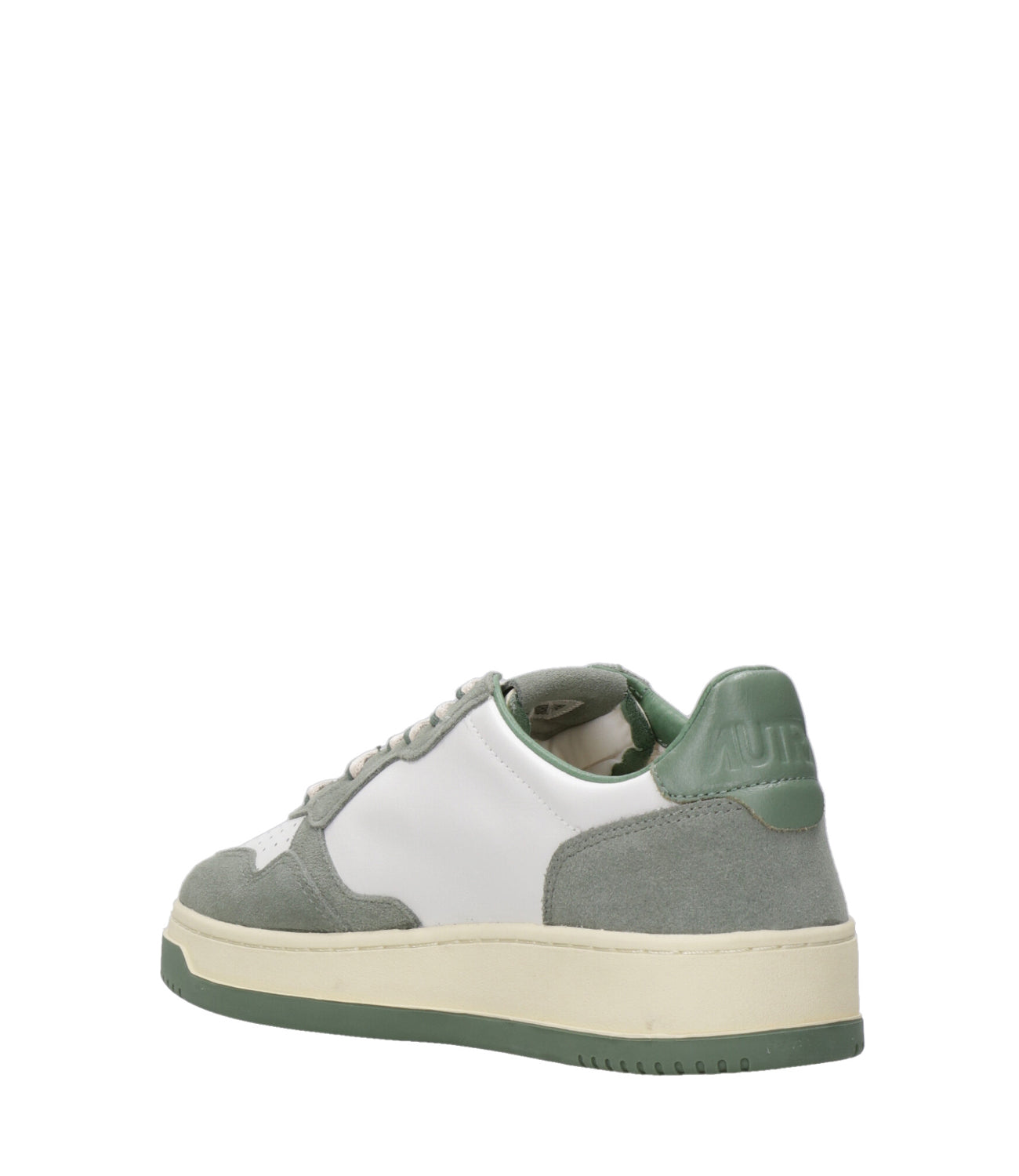 Autry | Sneakers Medalist Low Man Bianco e Verde militare