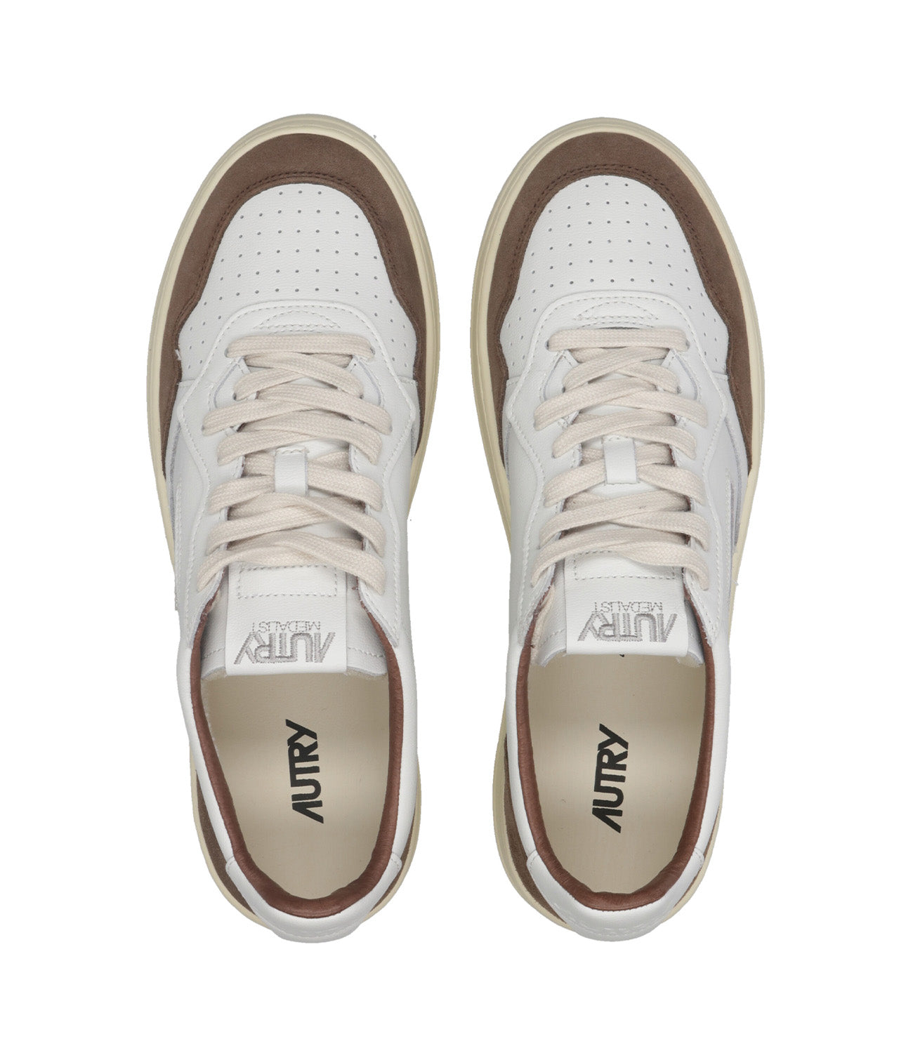 Autry | Sneakers Medalist Low Man Bianco Tabacco