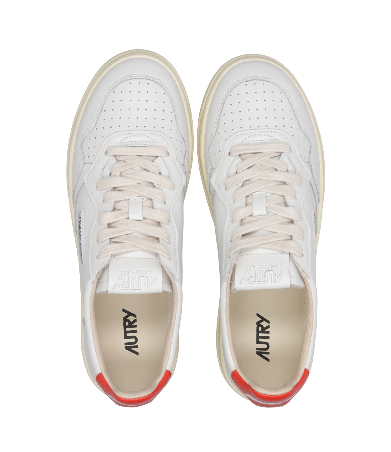 Autry | Sneakers Medalist Low Man Bianco Arancio