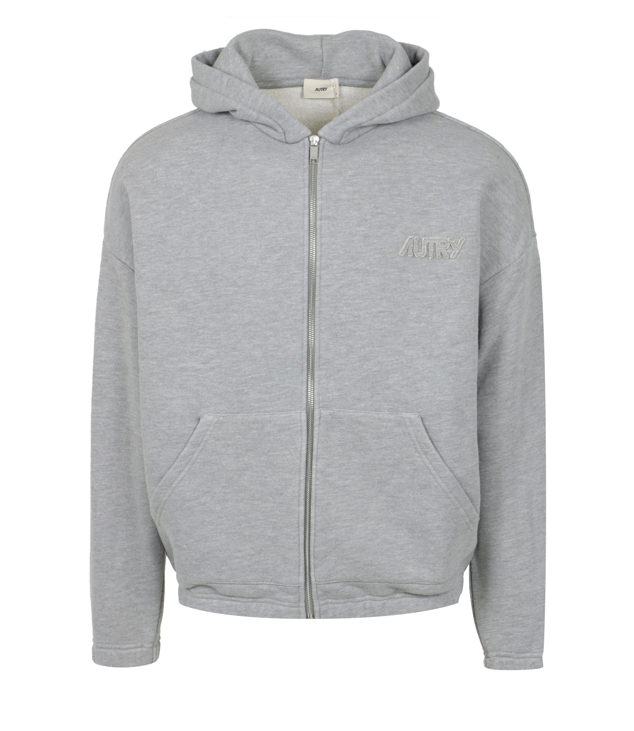 Autry | Felpa Hoodie Zip Main Grigio scuro