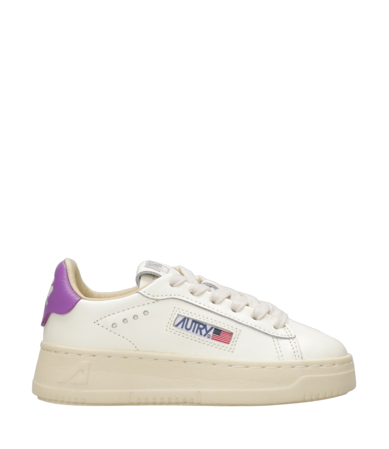 Autry Kids | Sneakers Dallas Kid Low Bianco e Viola