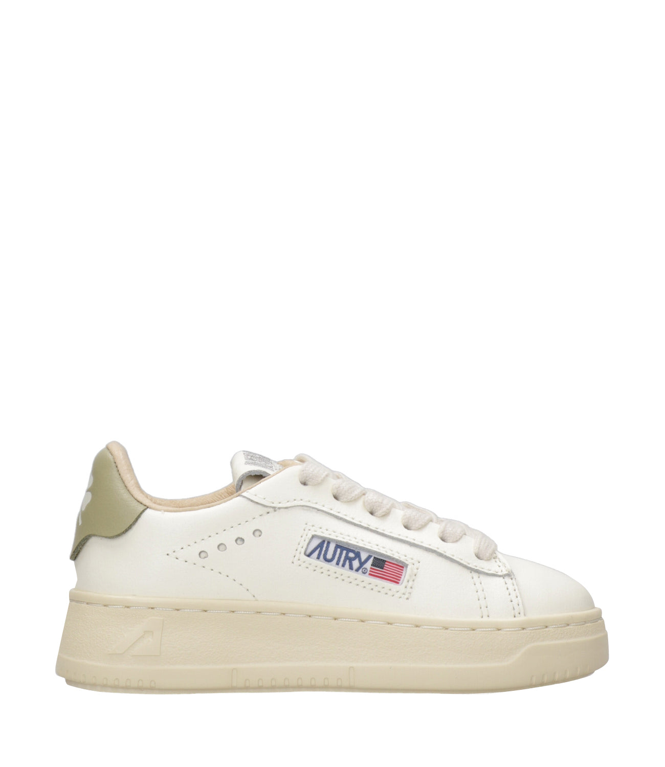 Autry Kids | Sneakers Dallas Kid Low Bianco e Salvia