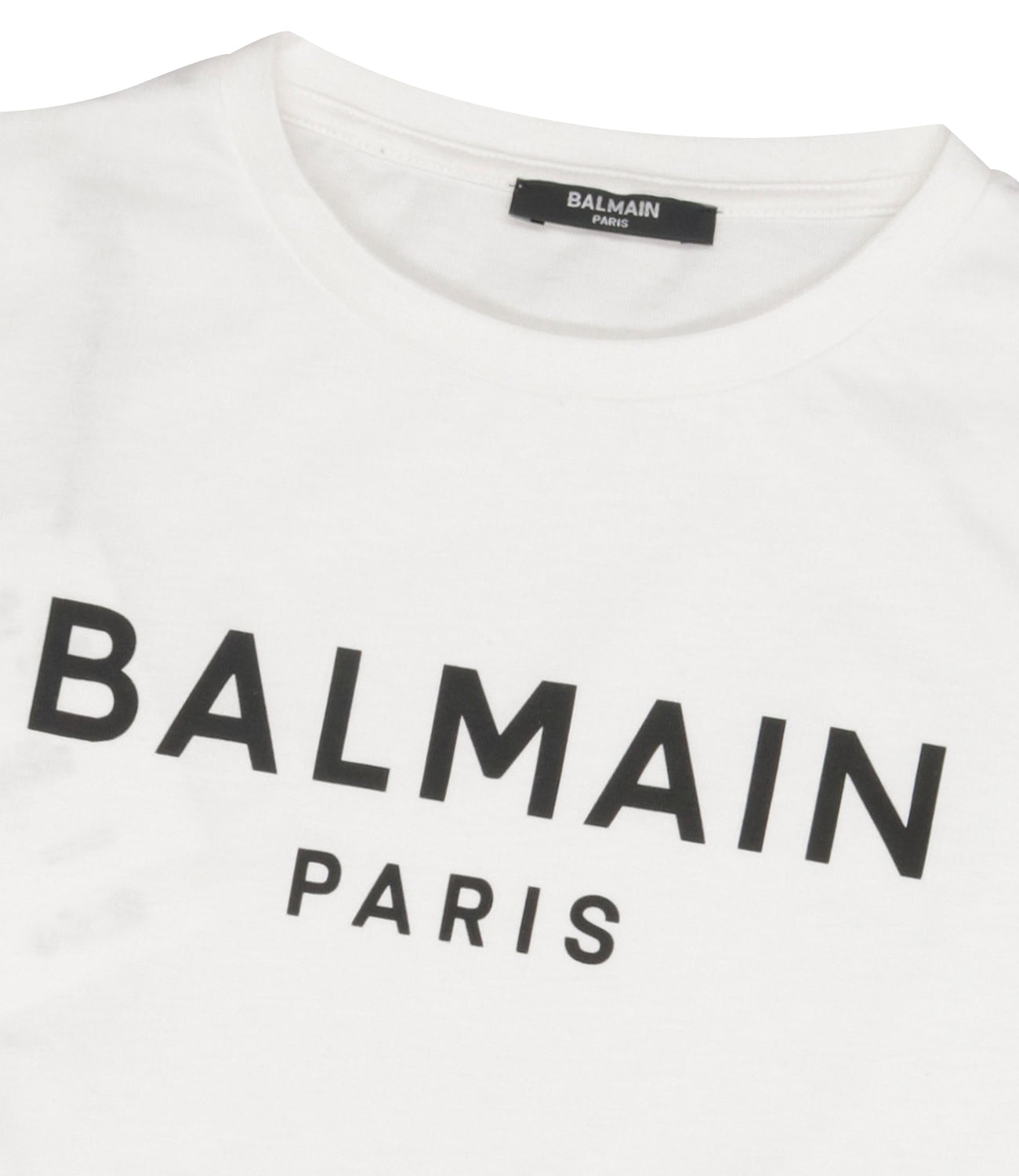 Balmain Kids | T-Shirt Bianco Nero