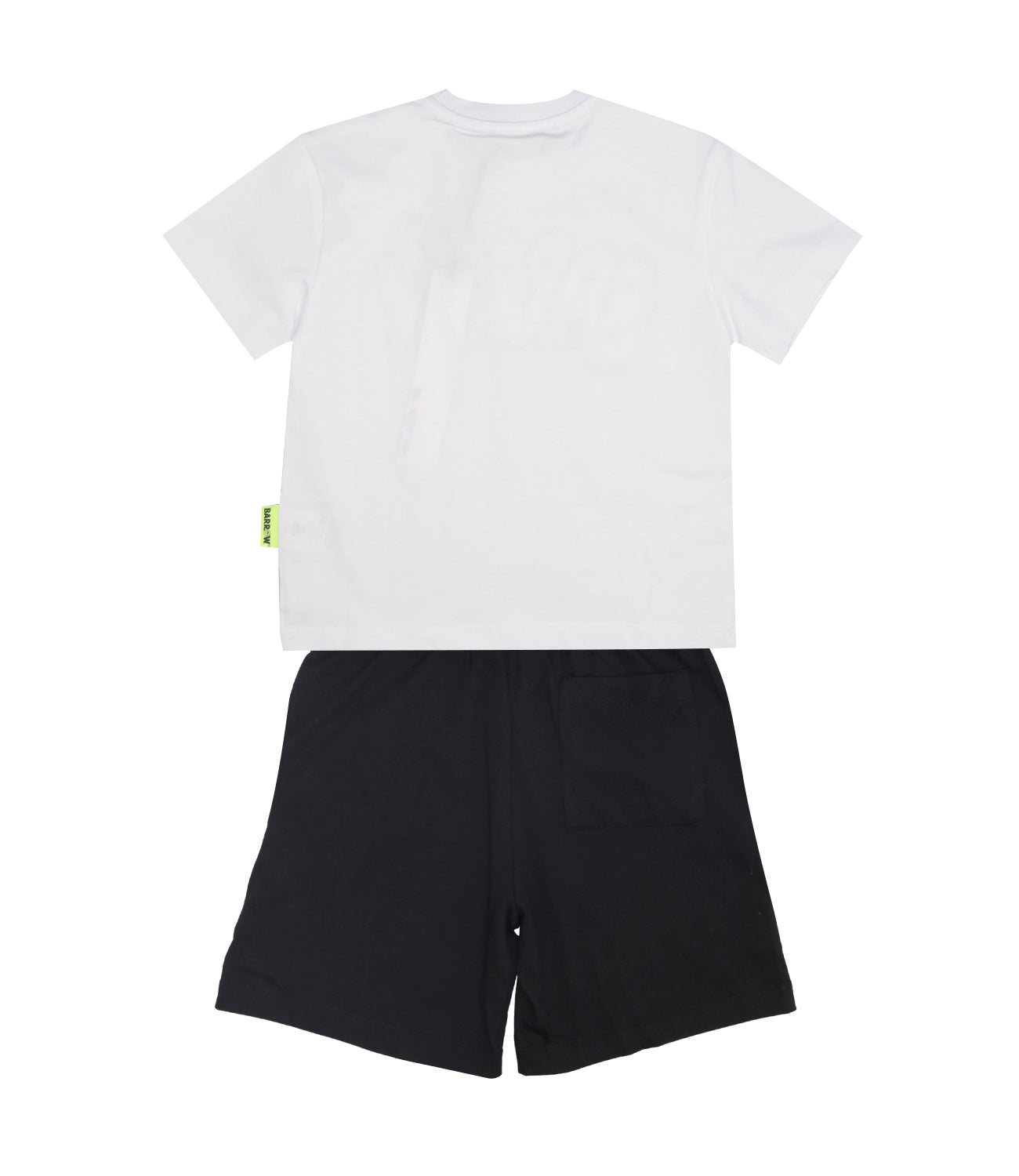 Barrow Kids | Set T-Shirt Bermuda Bianco Nero