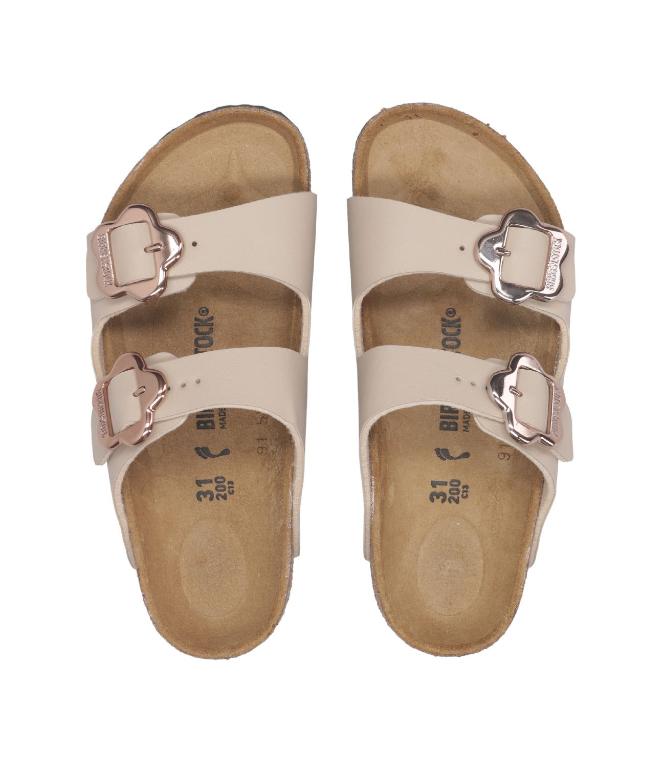 Birkenstock Kids | Ciabatta Arizona Flower Sabbia