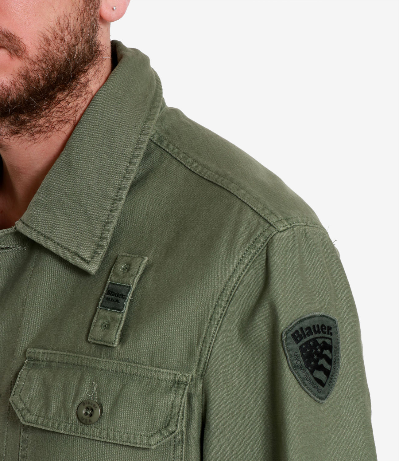 Blauer | Giubbotto Goodale Dyed Verde oliva