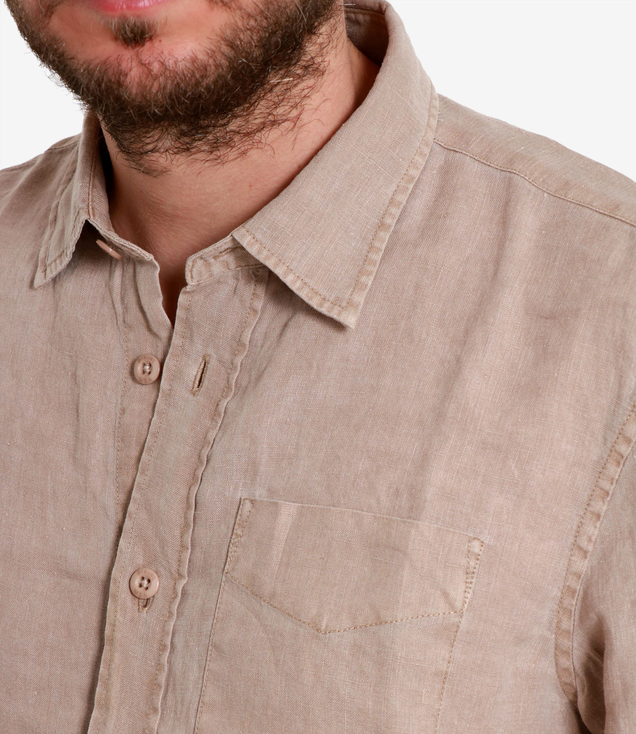 Blauer | Camicia Swan Dyed Beige