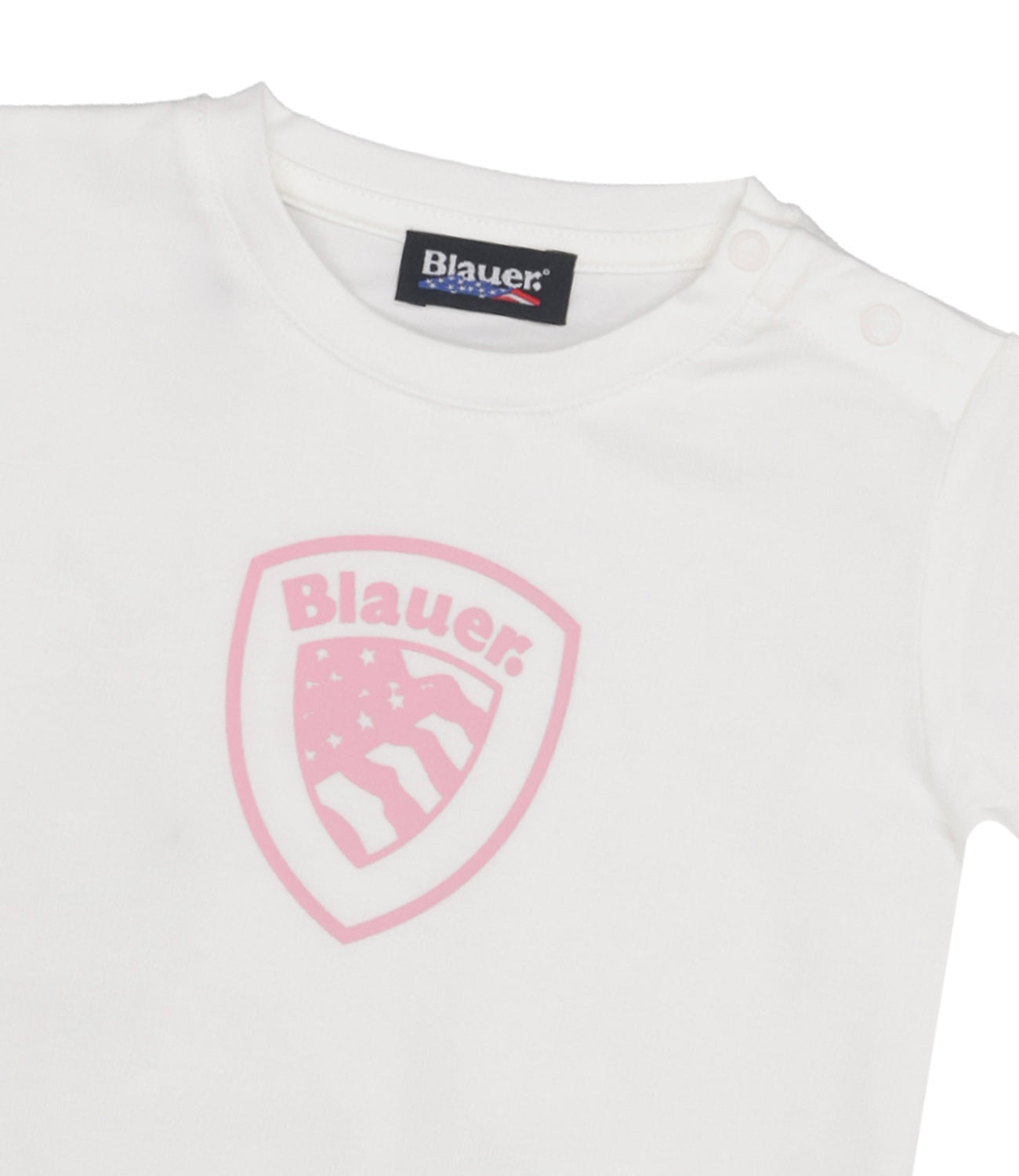Blauer Junior | T-Shirt Fox Bianco Rosa