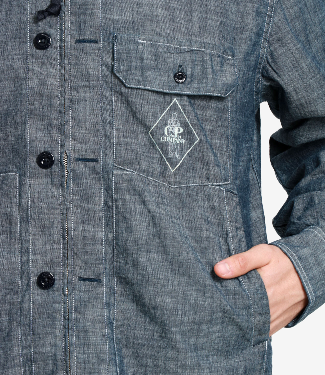 C.P. Company | Camicia Blu acciaio