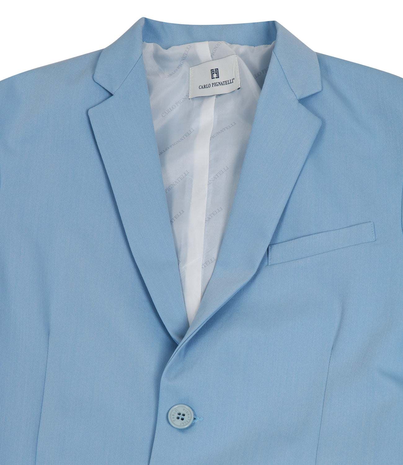 Carlo Pignatelli Junior | Set Abito Giacca Pantalone Celeste