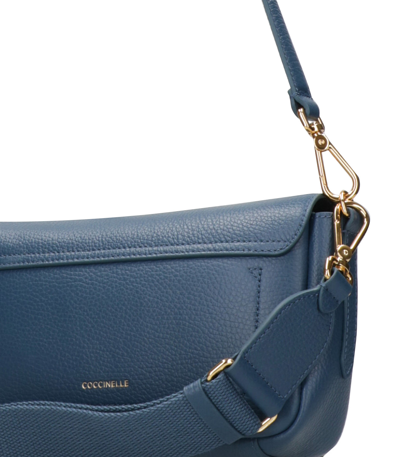 Coccinelle | Borsa a Spalla C-Me Lock Medium Blu avio