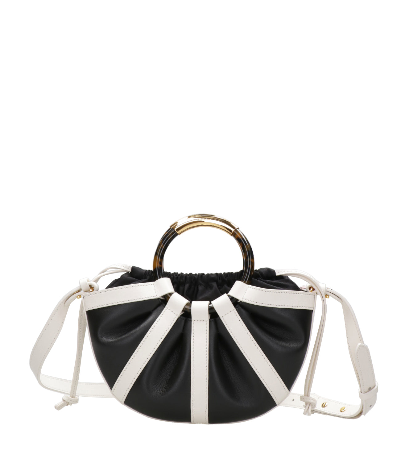 Coccinelle | Borsa a Mano Nero Avorio