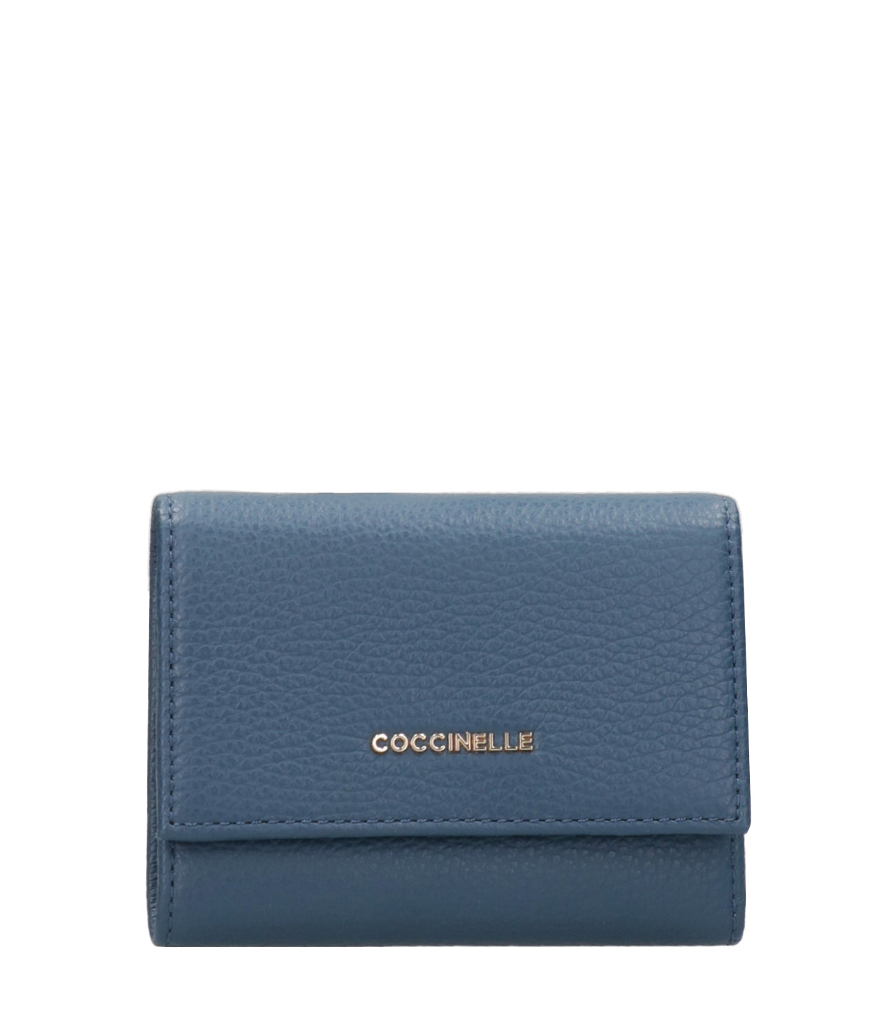Coccinelle | Portafogli Metallic small Blu scuro