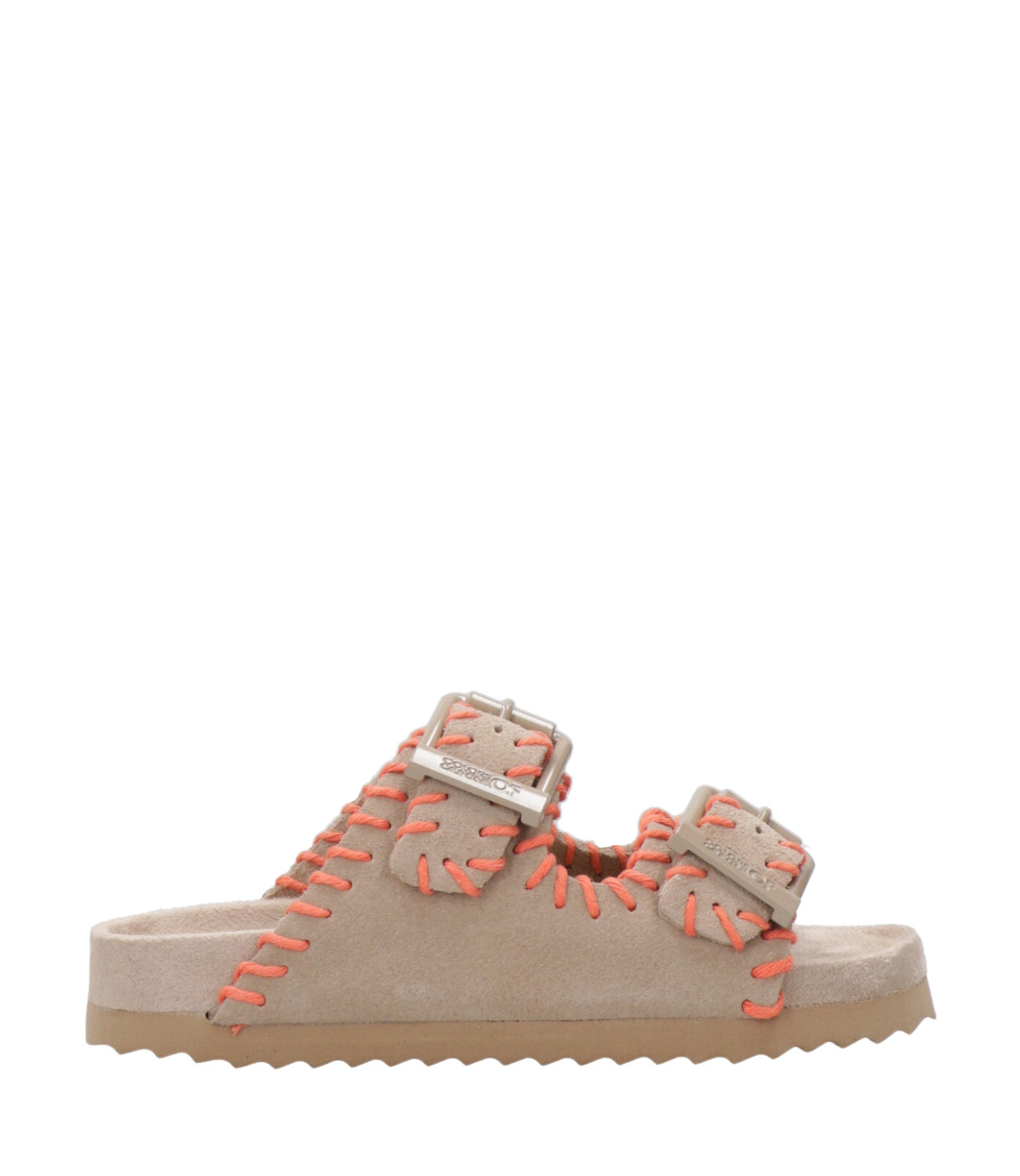 Colors of California Kids | Sandalo Suede Stitchings Fango
