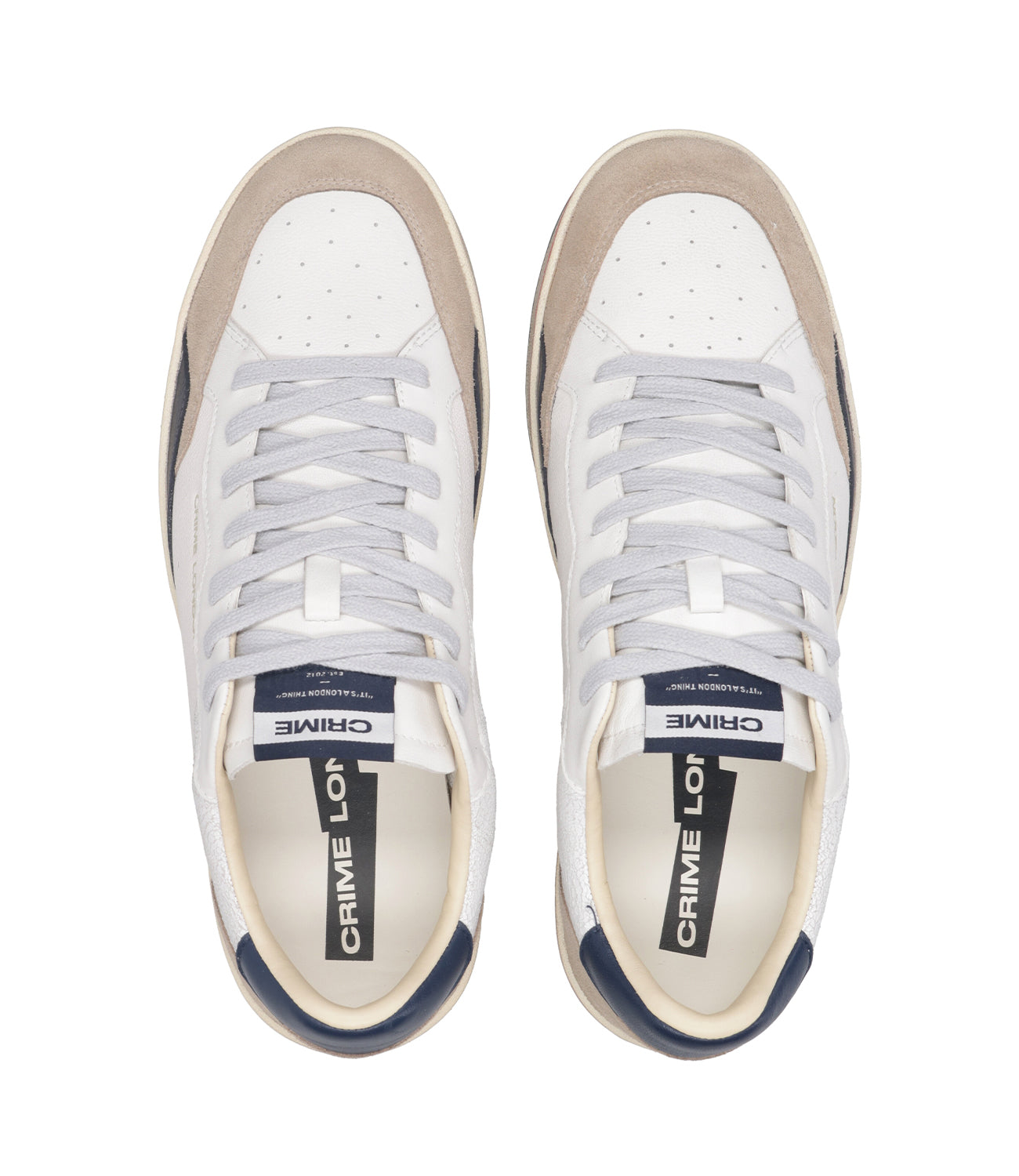 Crime | Sneakers Avorio e Tortora