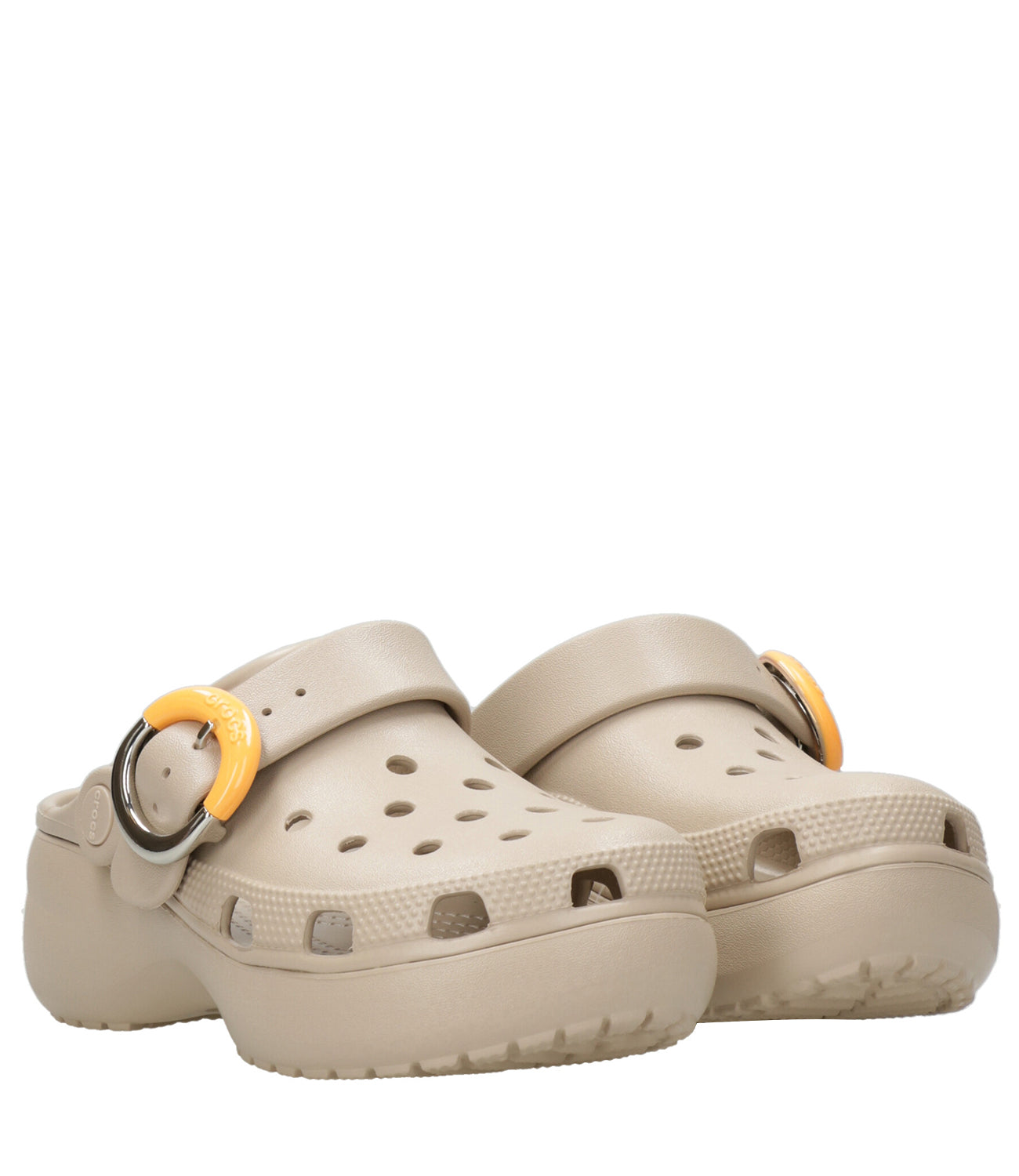 Crocs | Sabot Classic Platform Buckle Clog Nocciola