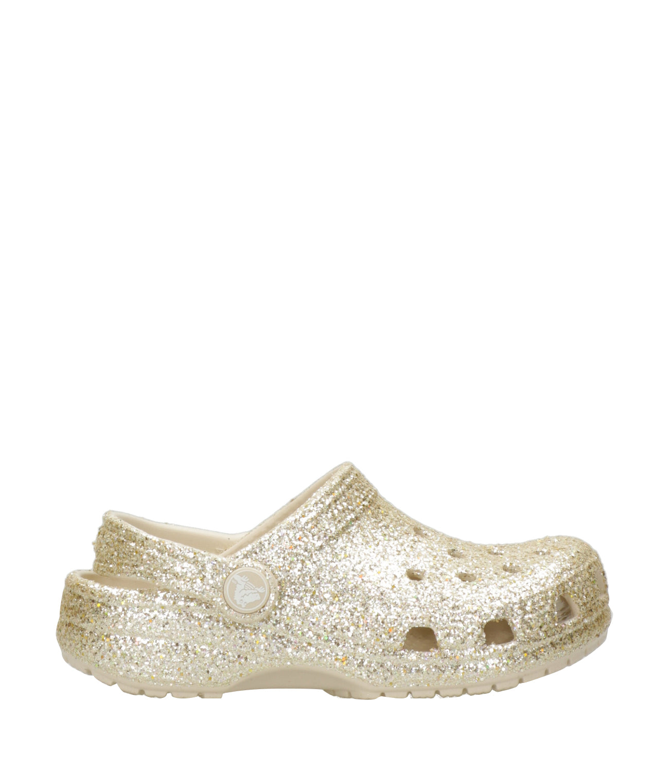Crocs Kids | Sabot Classic Chunky Glitter Clog K Argento