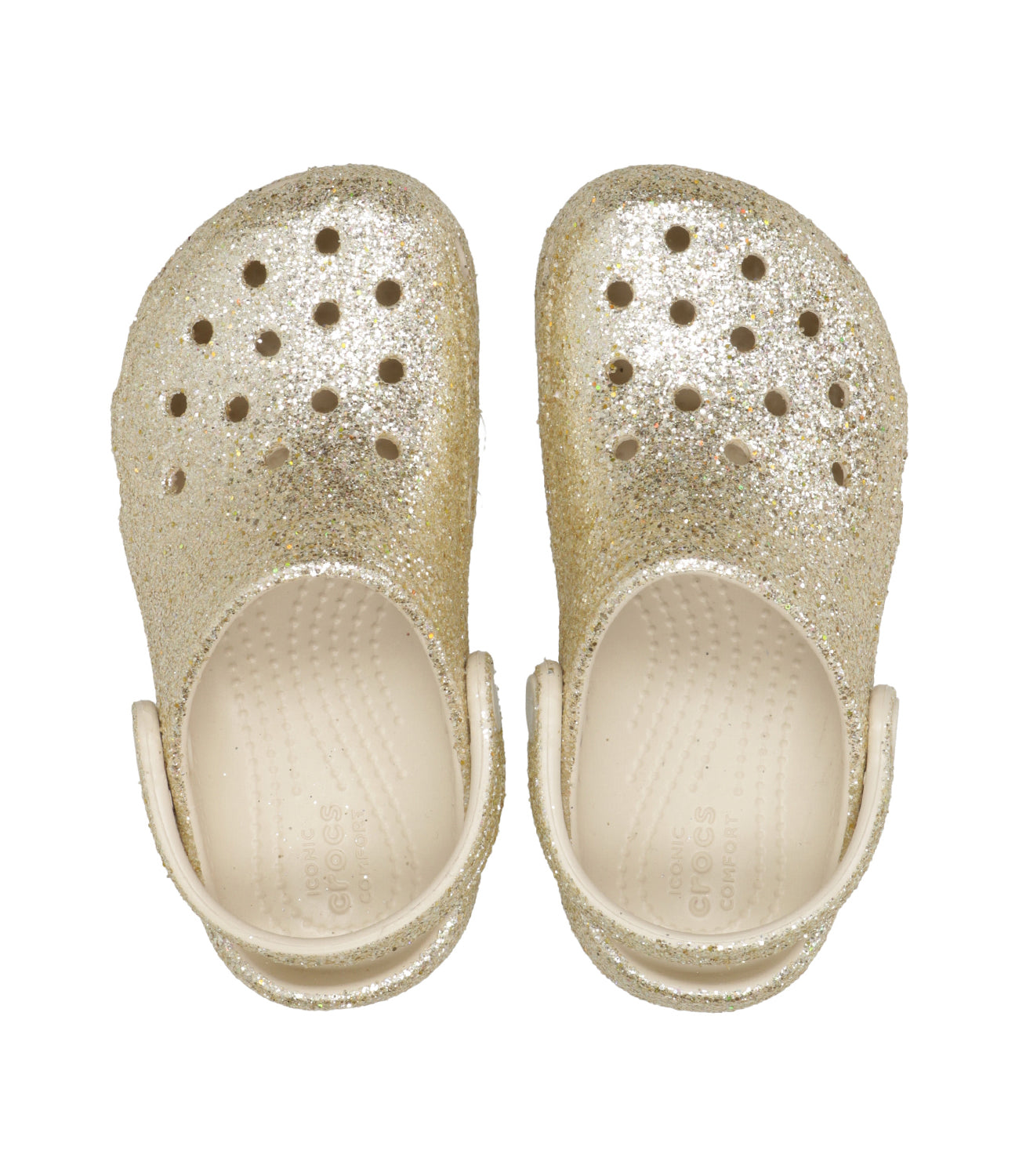 Crocs Kids | Sabot Classic Chunky Glitter Clog K Argento
