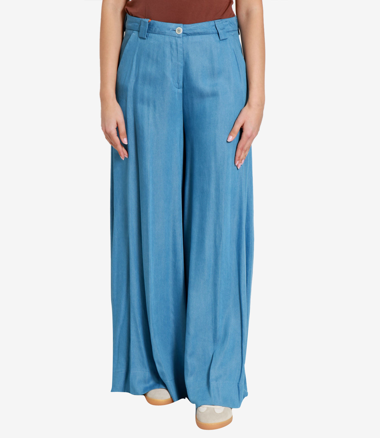 Cruna | Pantalone Eloise Ceruleo