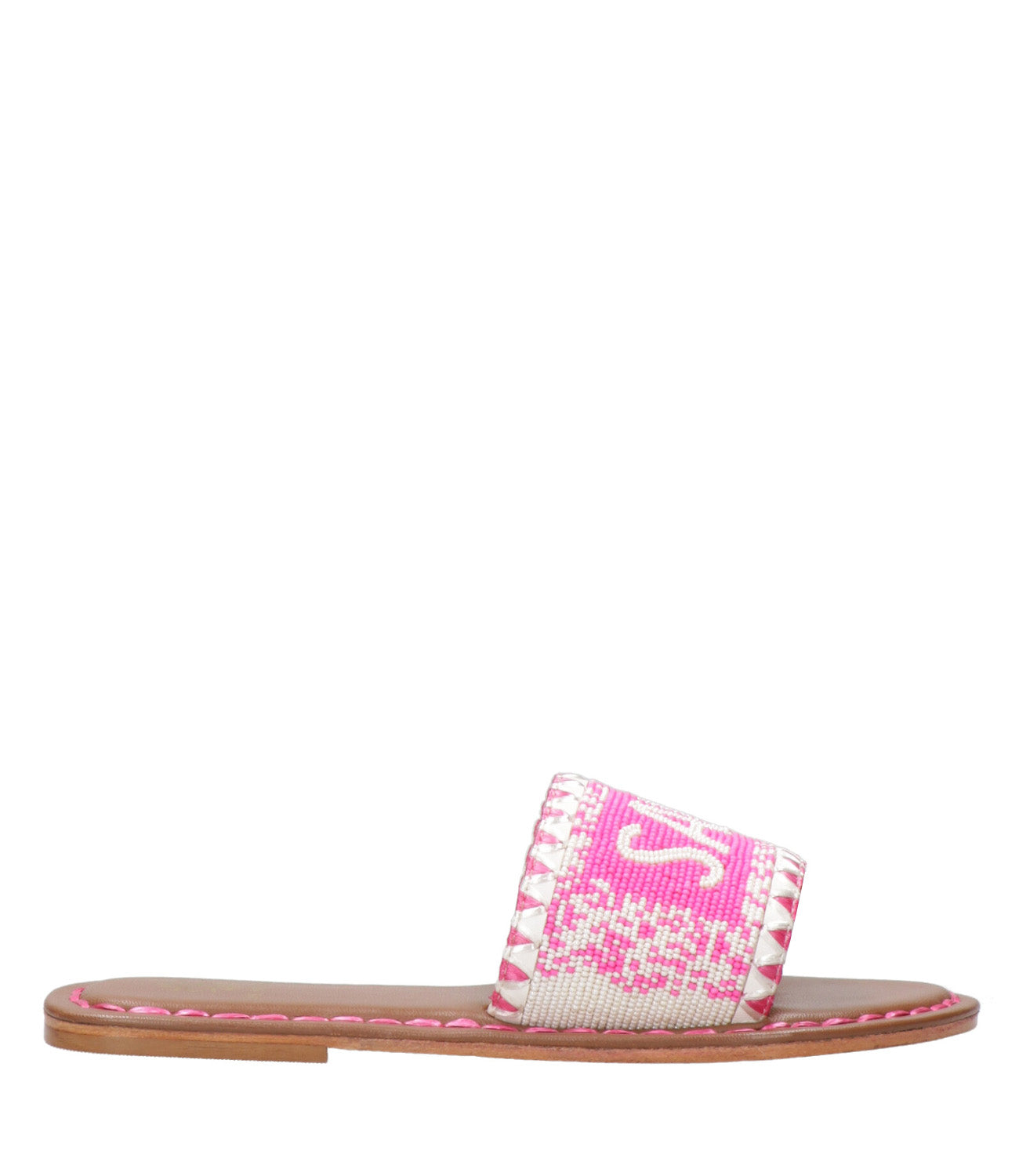 De Siena Shoes | Ciabatta Saint Tropez Fuxia Bianco