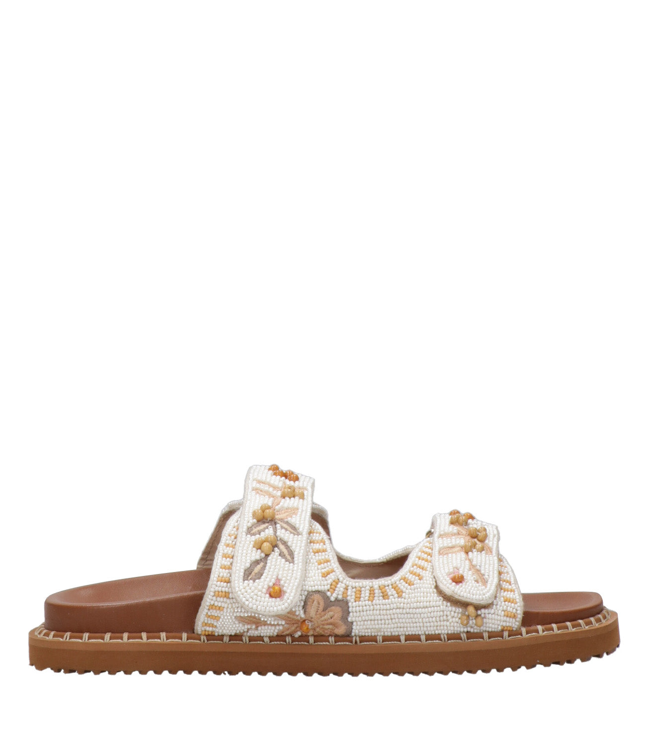 De Siena Shoes | Ciabatta Noreen Bianco Ocra