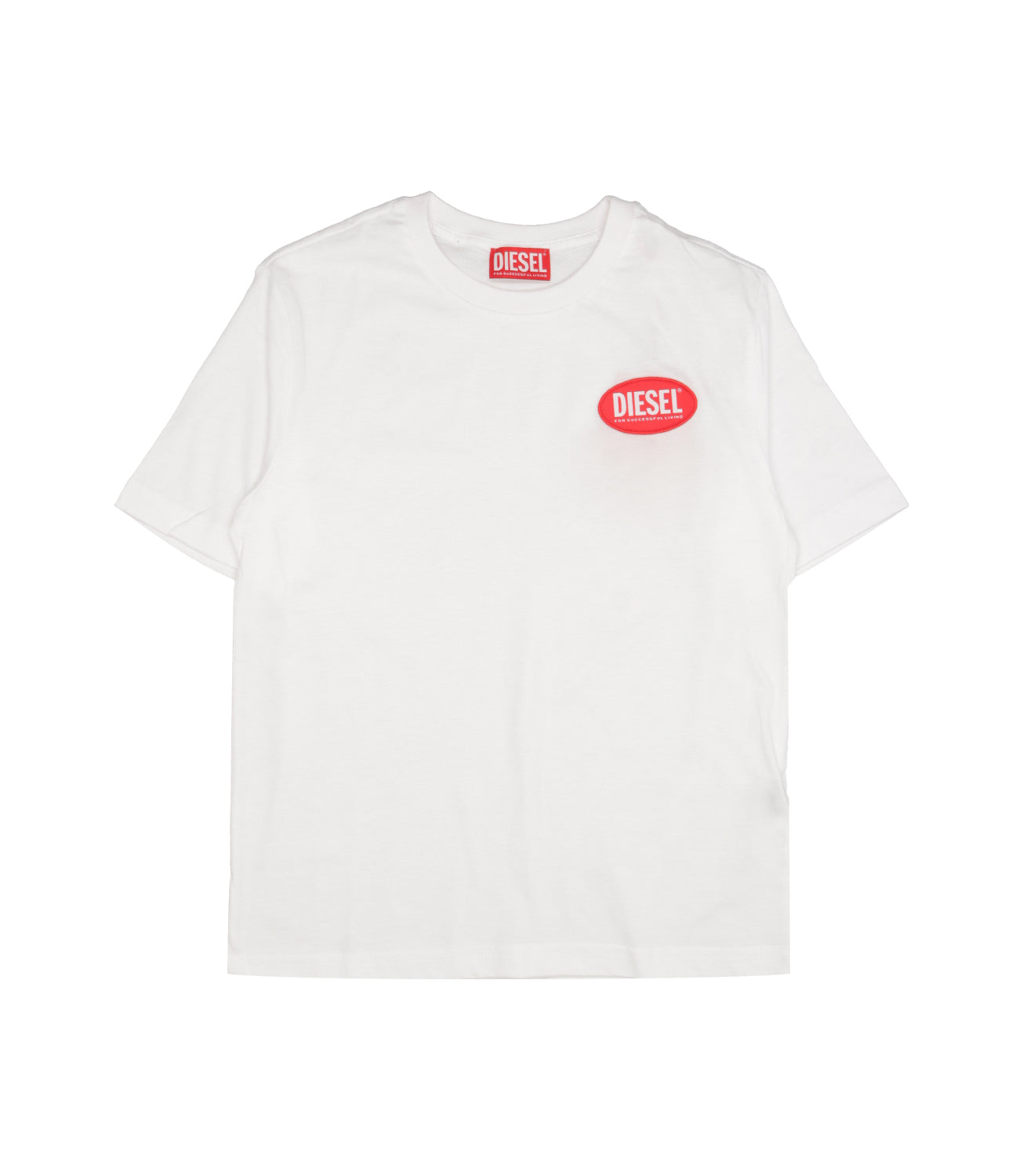 Diesel Kids | T-Shirt Tpatch Over Bianco