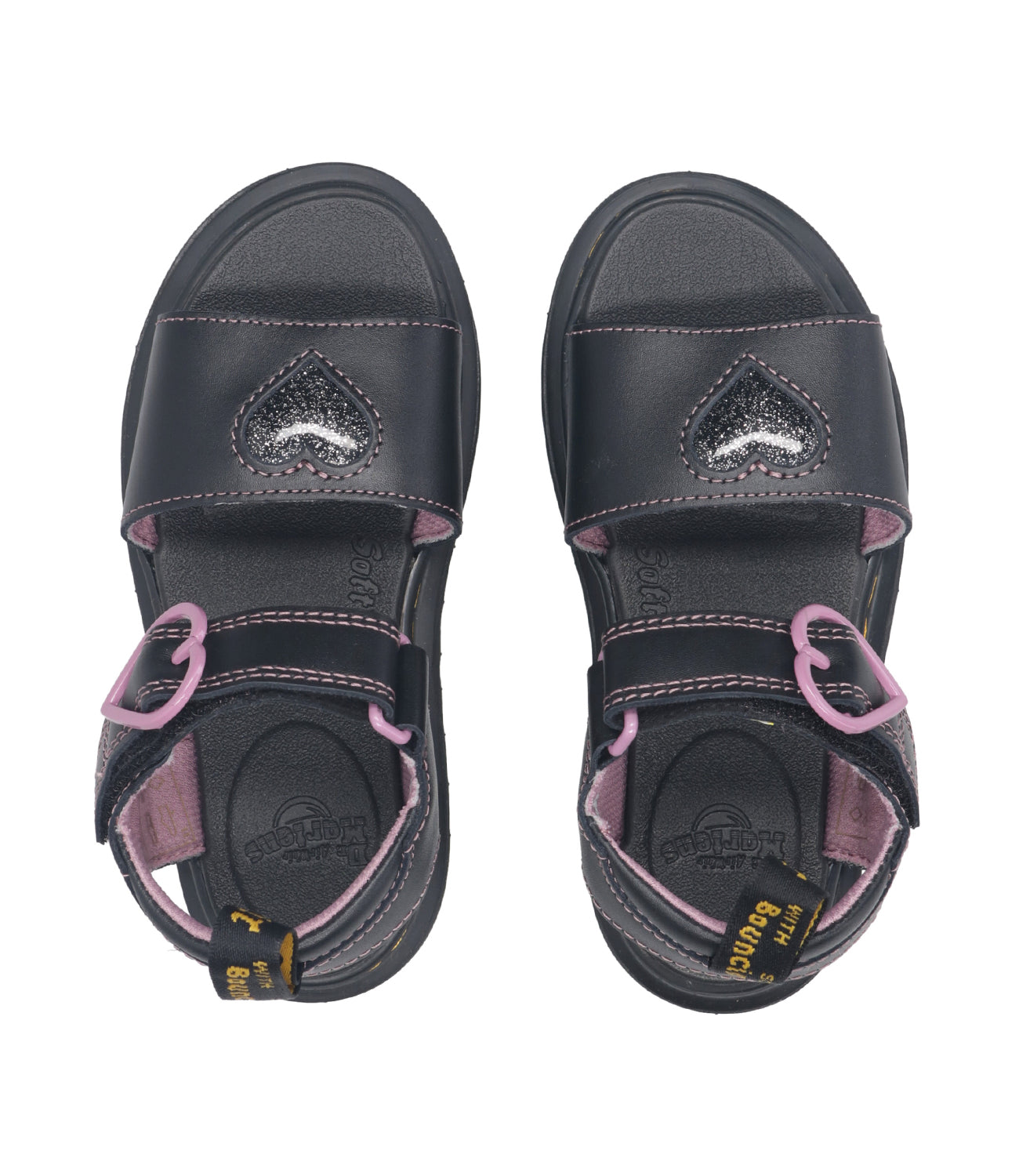 Dr Martens Kids | Sandalo Marlowe Hearts Nero