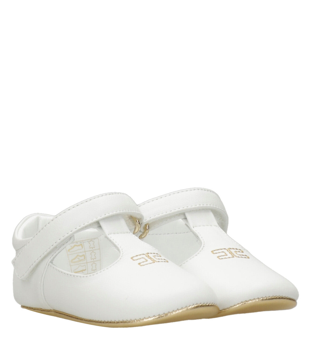 Elisabetta Franchi La Mia Bambina | Ballerina Avorio Oro
