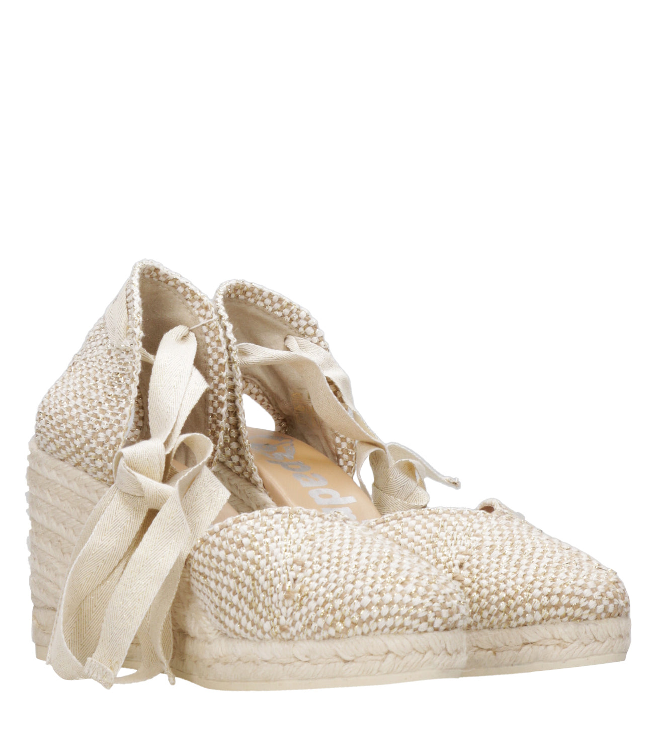Espadrilles | Sandalo Cof Hilo Platino