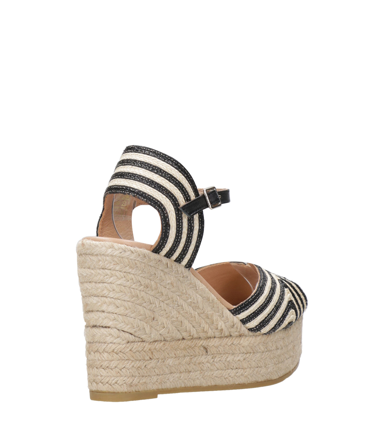 Espadrilles | Sandalo Ace Nero Naturale