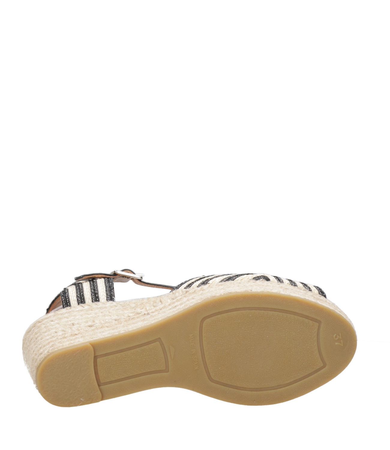Espadrilles | Sandalo Ace Nero Naturale