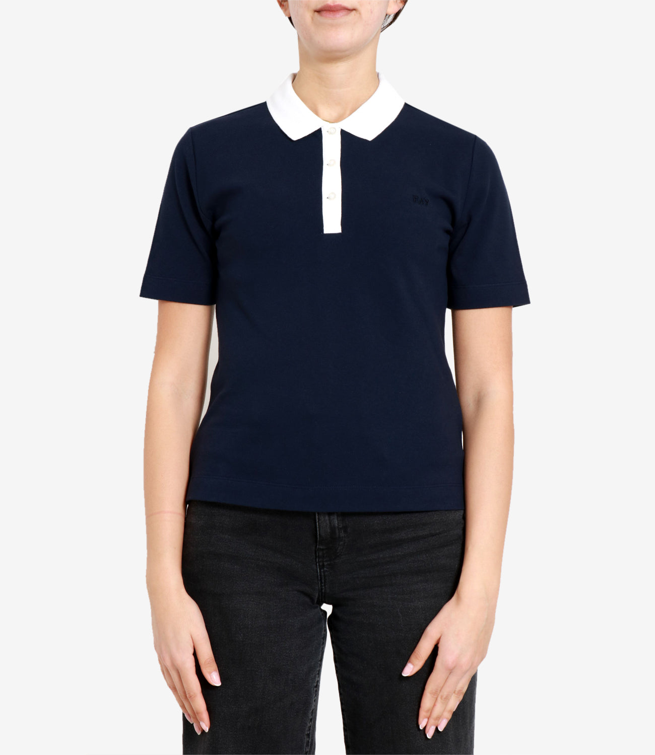 Fay | Polo Blu notte Bianco