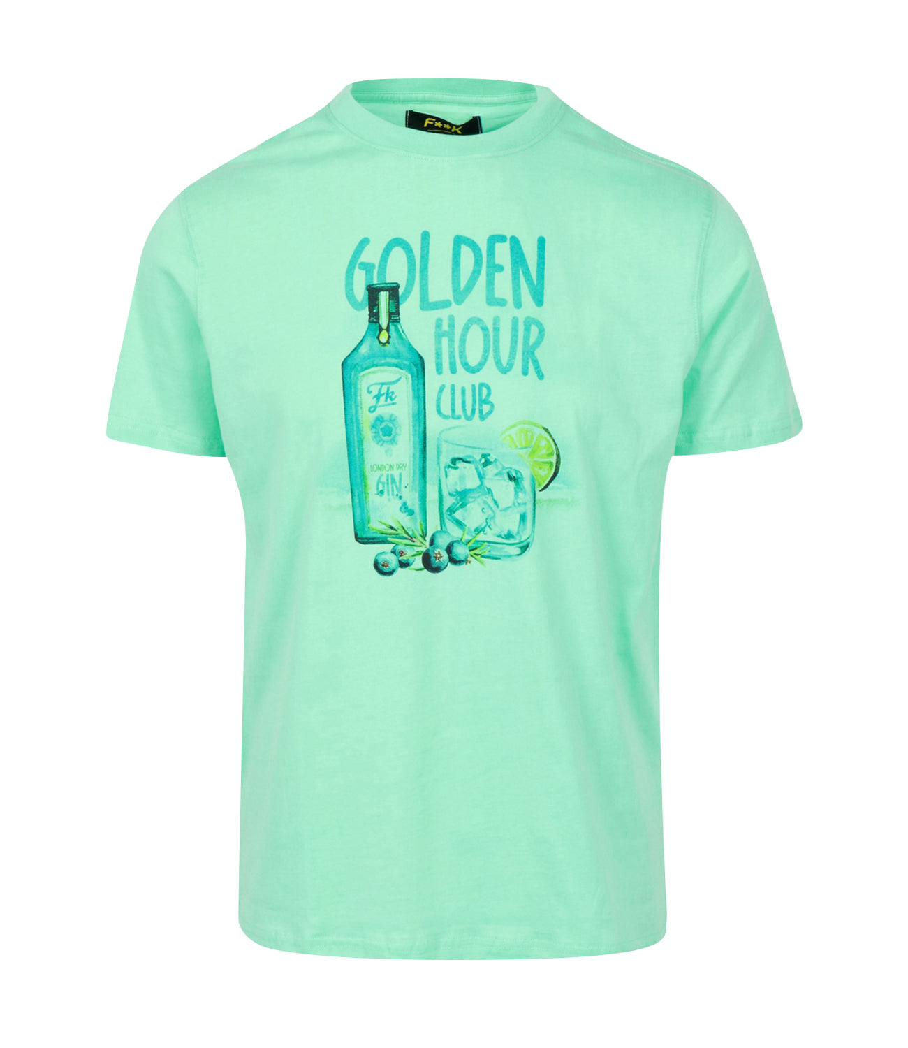 F**K Project | T-Shirt Verde acqua