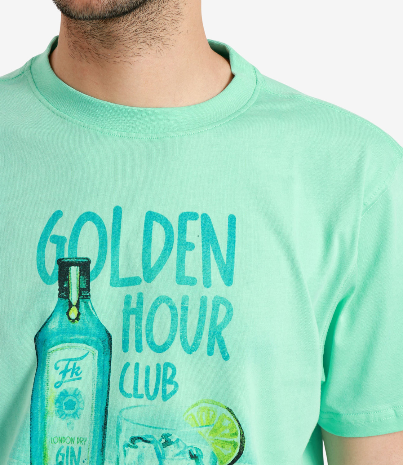 F**K Project | T-Shirt Verde acqua