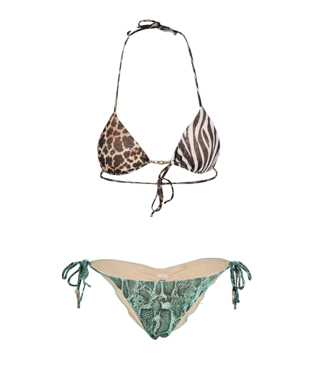 F**K Project | Costume Bikini Marrone e Verde