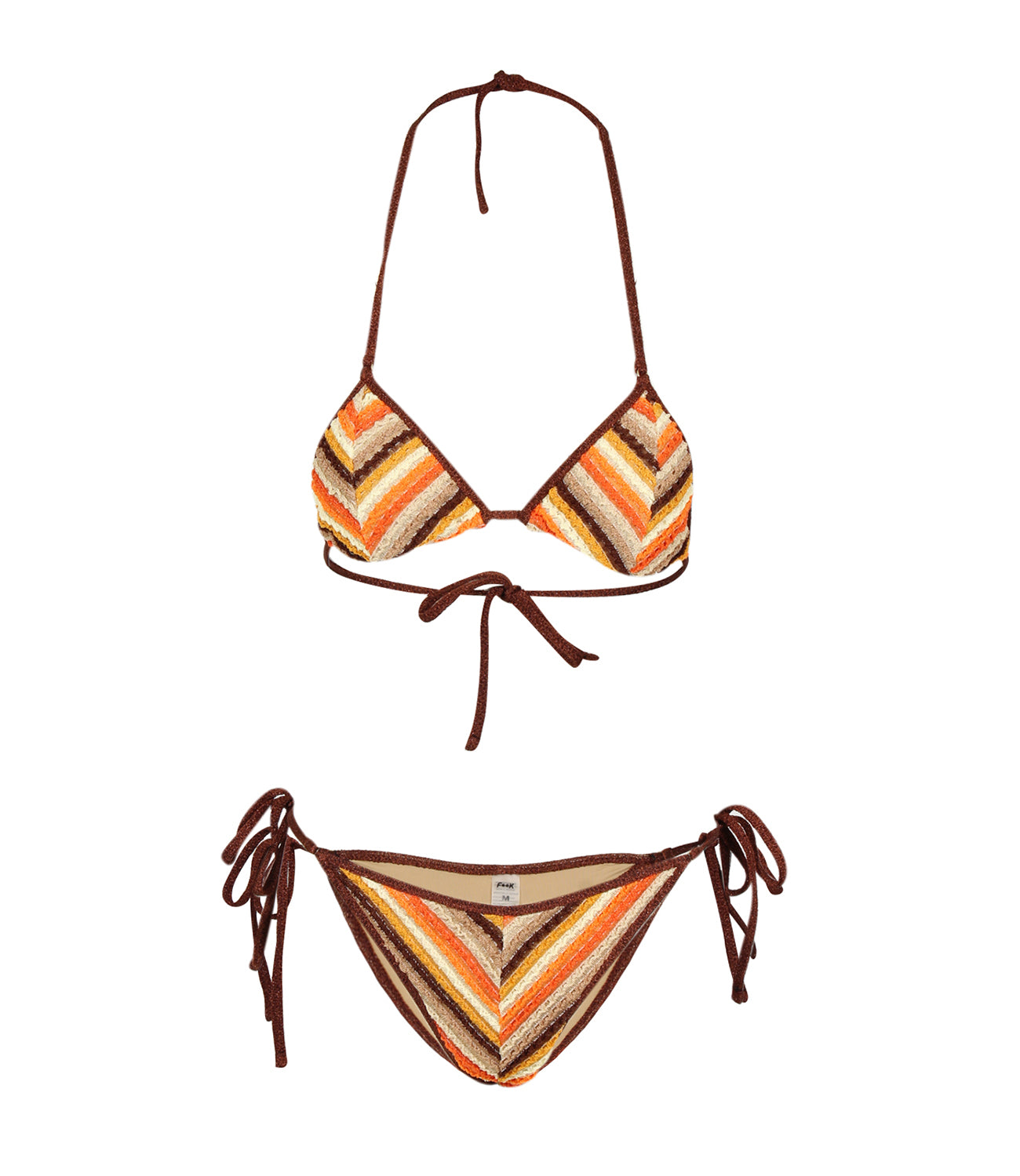 F**K Project | Costume Bikini Marrone Arancio