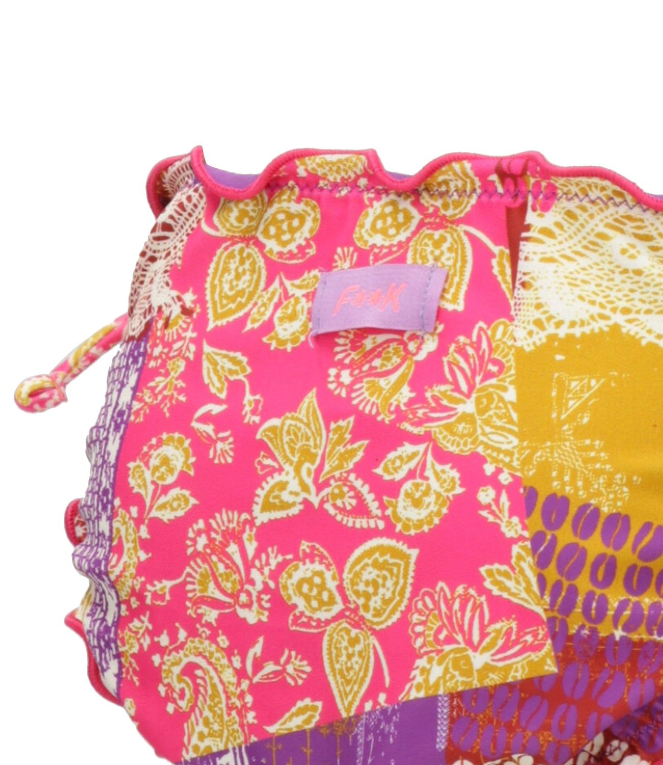 F**K Project Kids | Costume Slip Fuxia Giallo