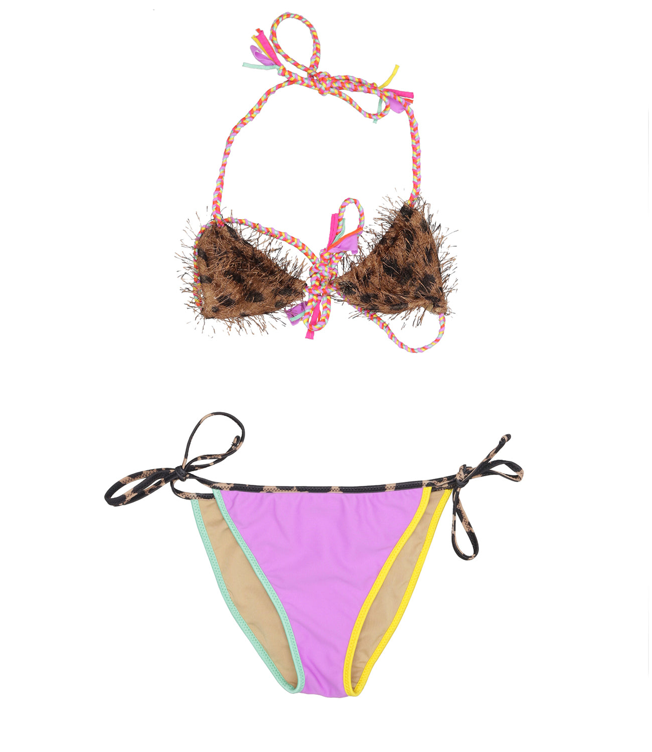 F**K Project Kids | Costume Bikini Maculato Rosa