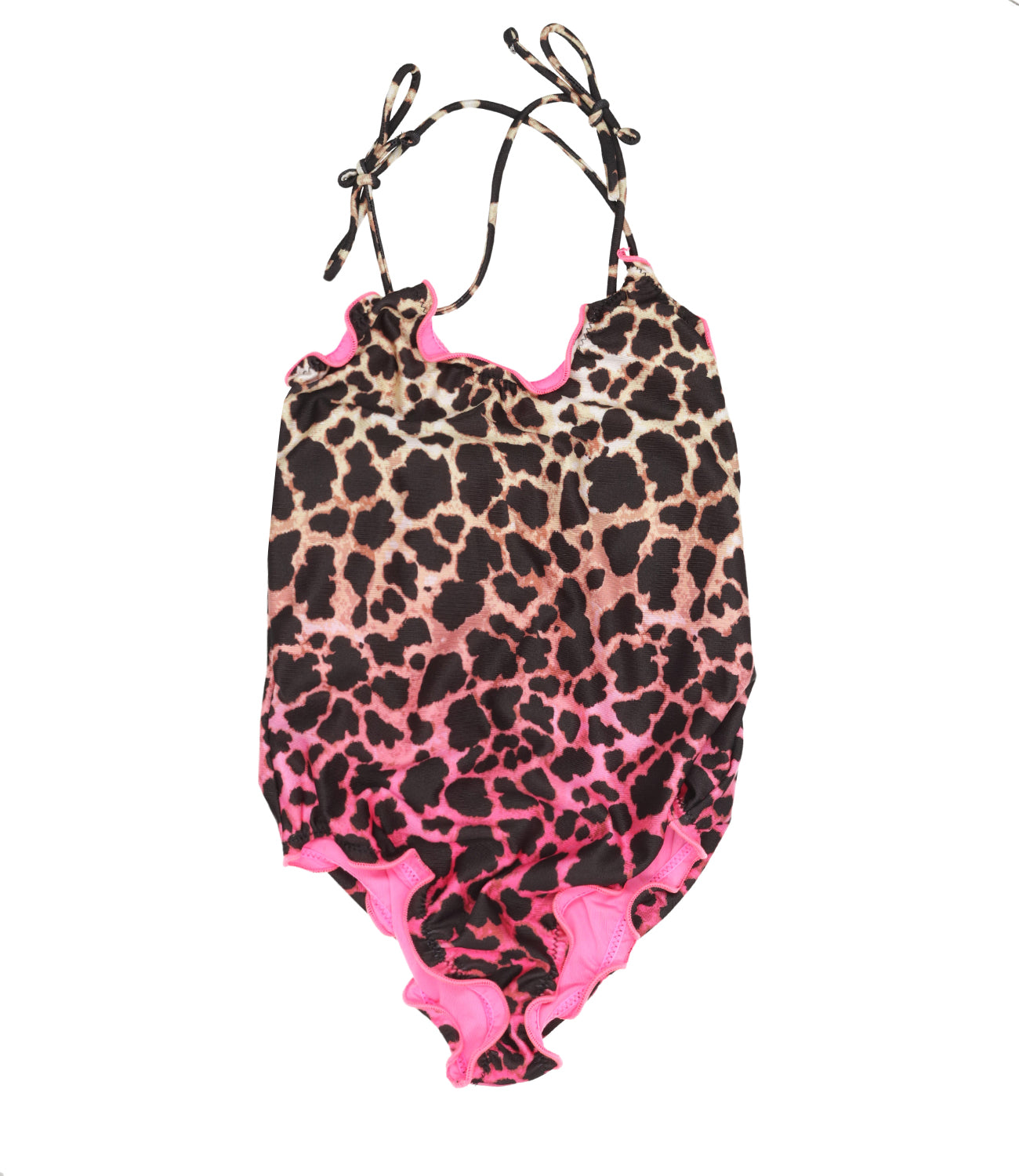 F**K Project Kids | Costume Intero Maculato Fuxia Fluo