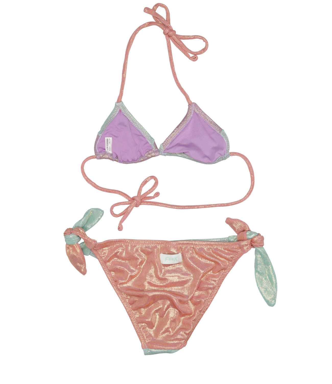 F**K Project Kids | Costume Bikini Acqua rosa
