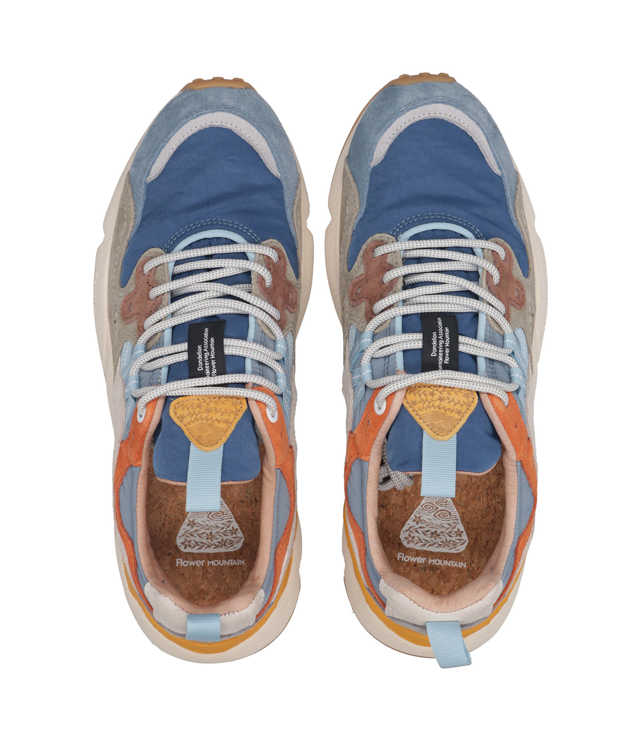 Flower Mountain | Sneakers Yamano 3 Azzurro e Verde