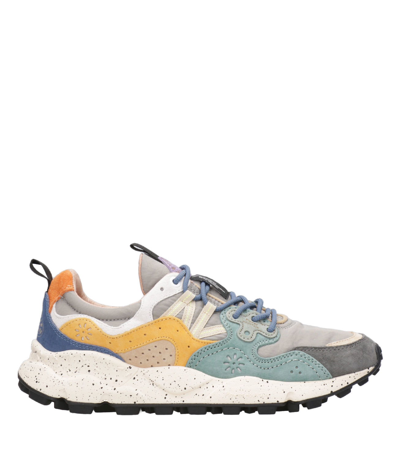 Flower Mountain | Sneakers Yamano 3 Grigio Petrolio Arancio