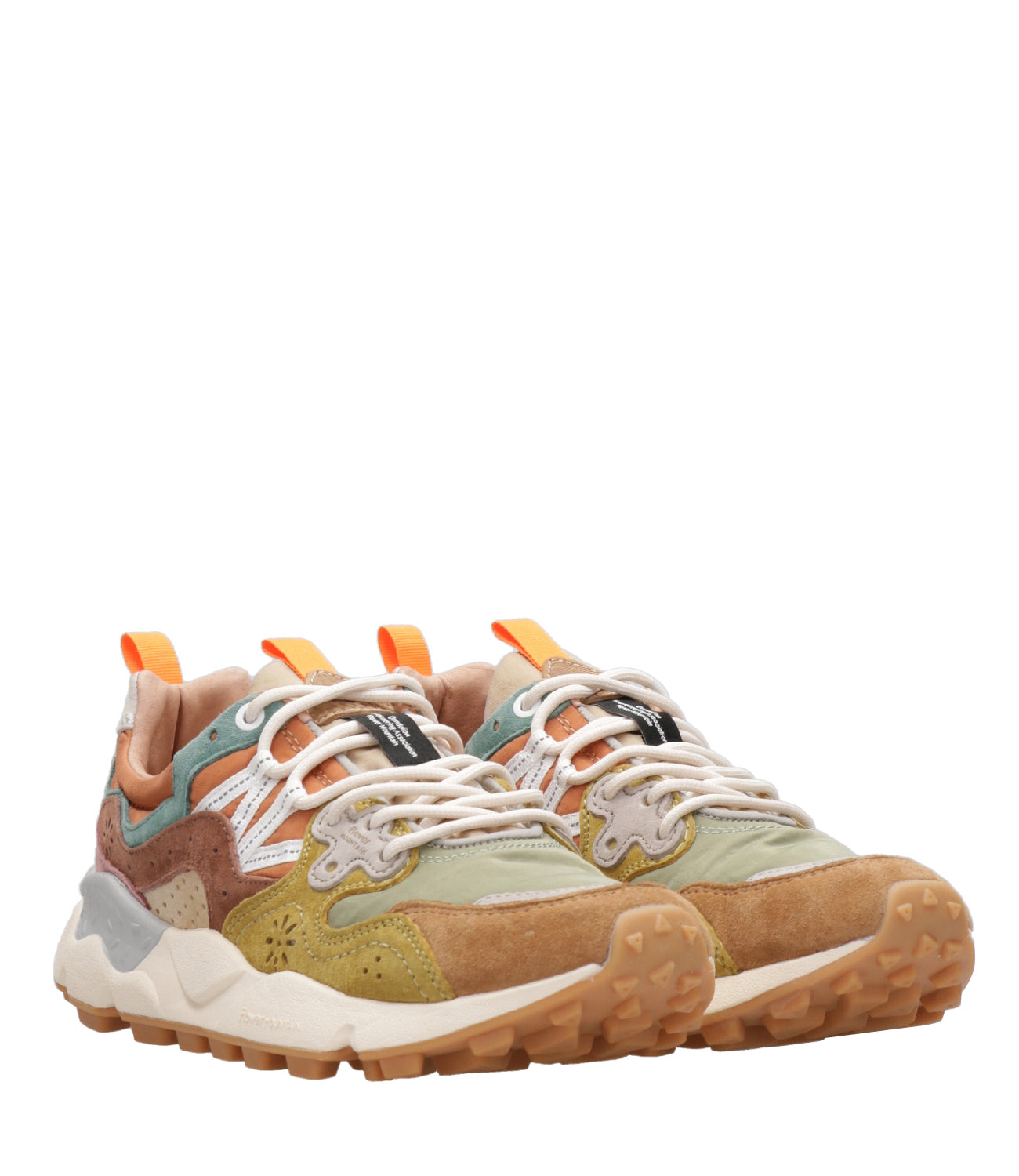 Flower Mountain | Sneakers Yamano 3 Marrone Taupe e Ocra