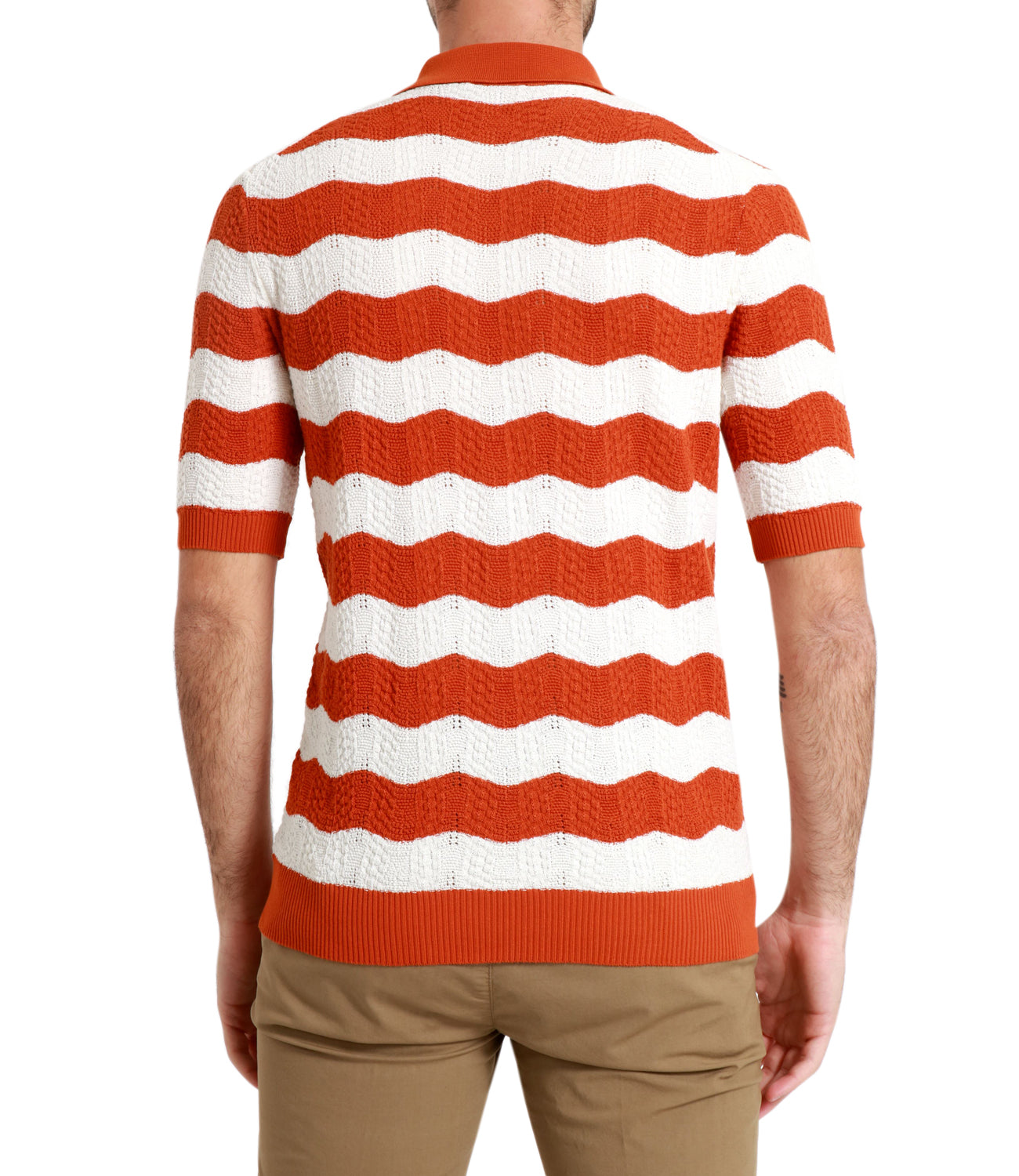 Gallia | Polo Meret Arancio Bianco